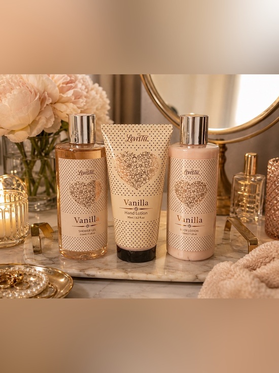 Lovestee Other - Lovestee Vanilla Bath & Body Set | Shower Gel + Hand Lotion + Body Lotion Bundle